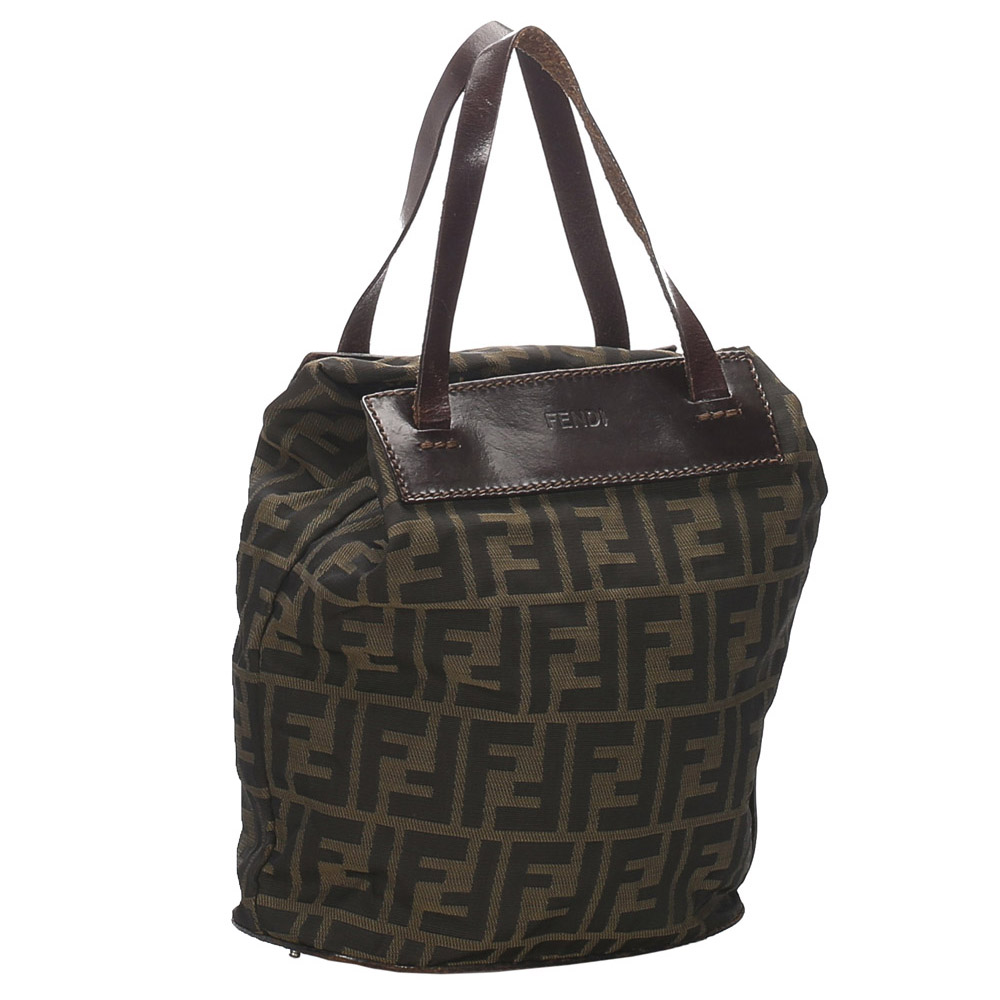 

Fendi Brown/Dark Brown Zucca Canvas Tote Bag