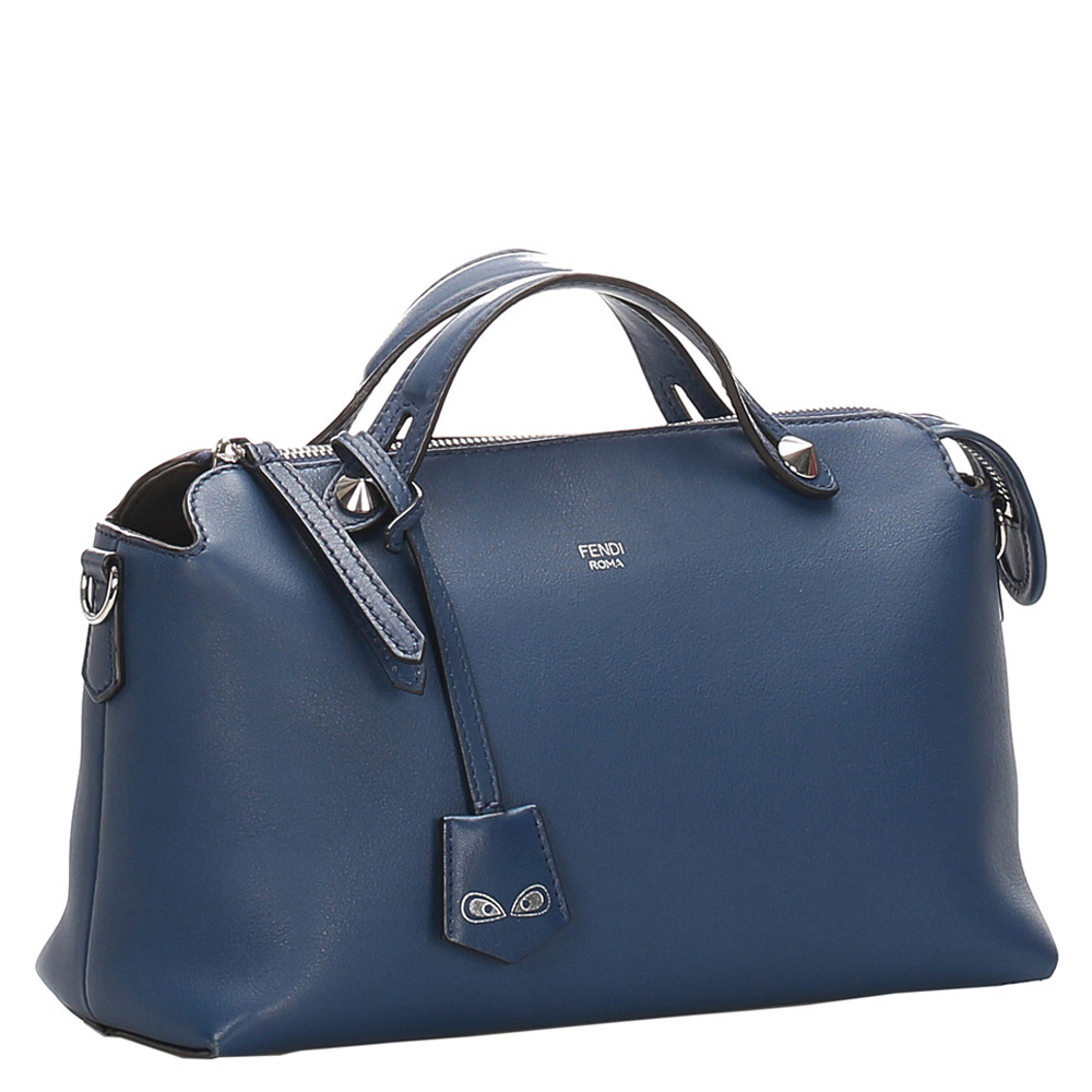 

Fendi Blue Leather Medium By The Way Bag