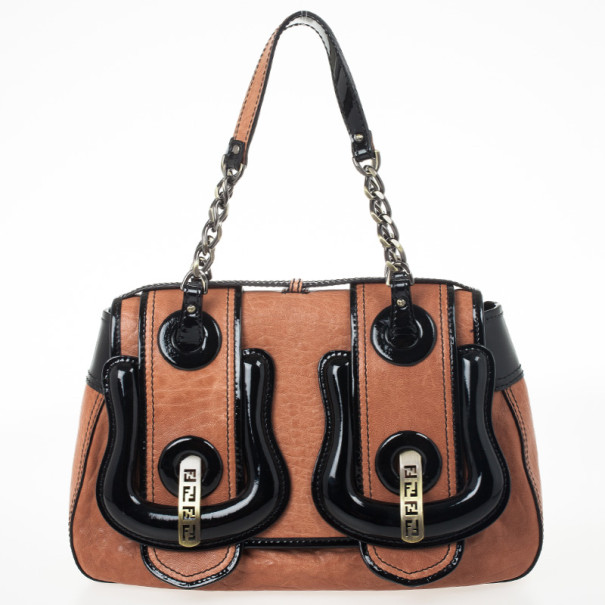 مملوكة مسبقًا Fendi Brown Leather B Bag