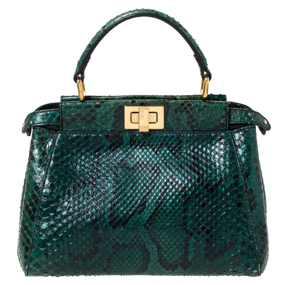 fendi green peekaboo