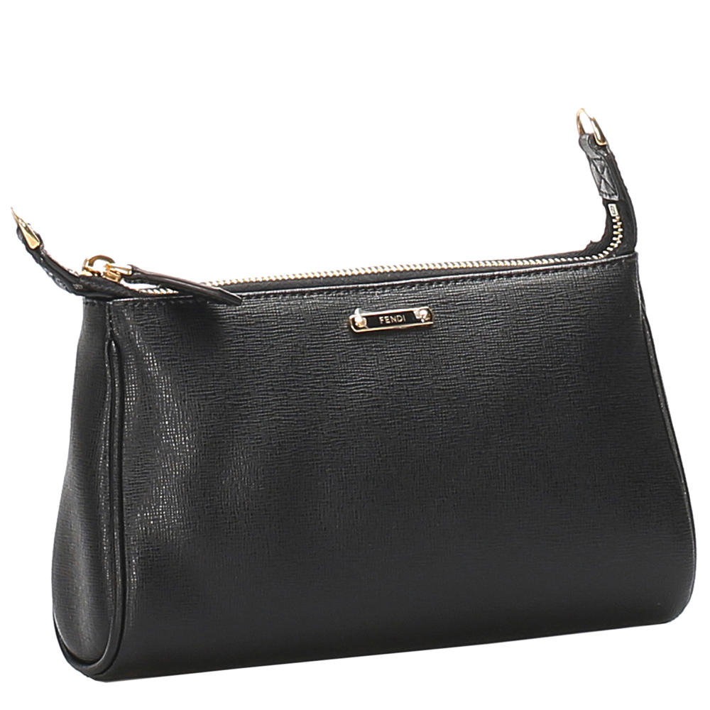 

Fendi Black Leather Crossbody Bag