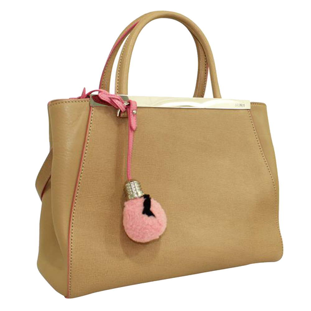 

Fendi Brown Leather  2Jours Totes