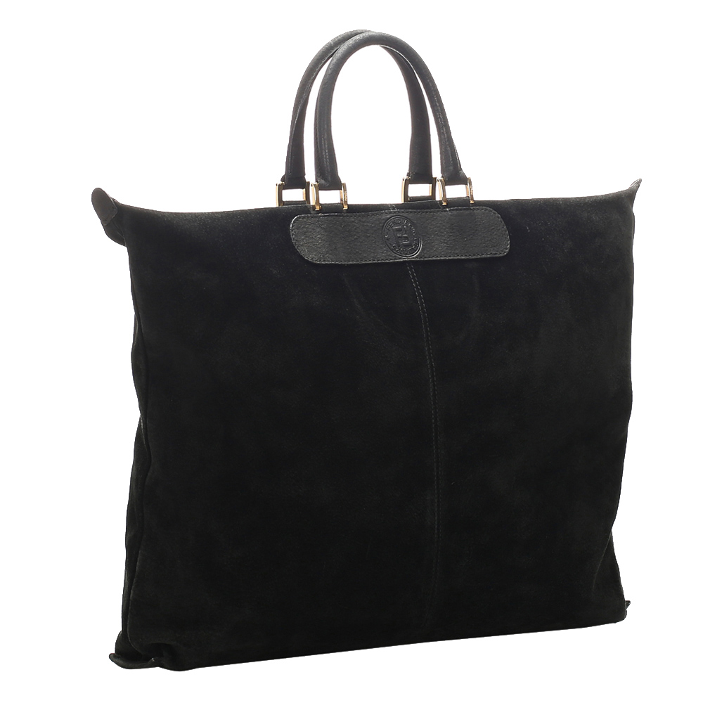 

Fendi Black Suede Totes