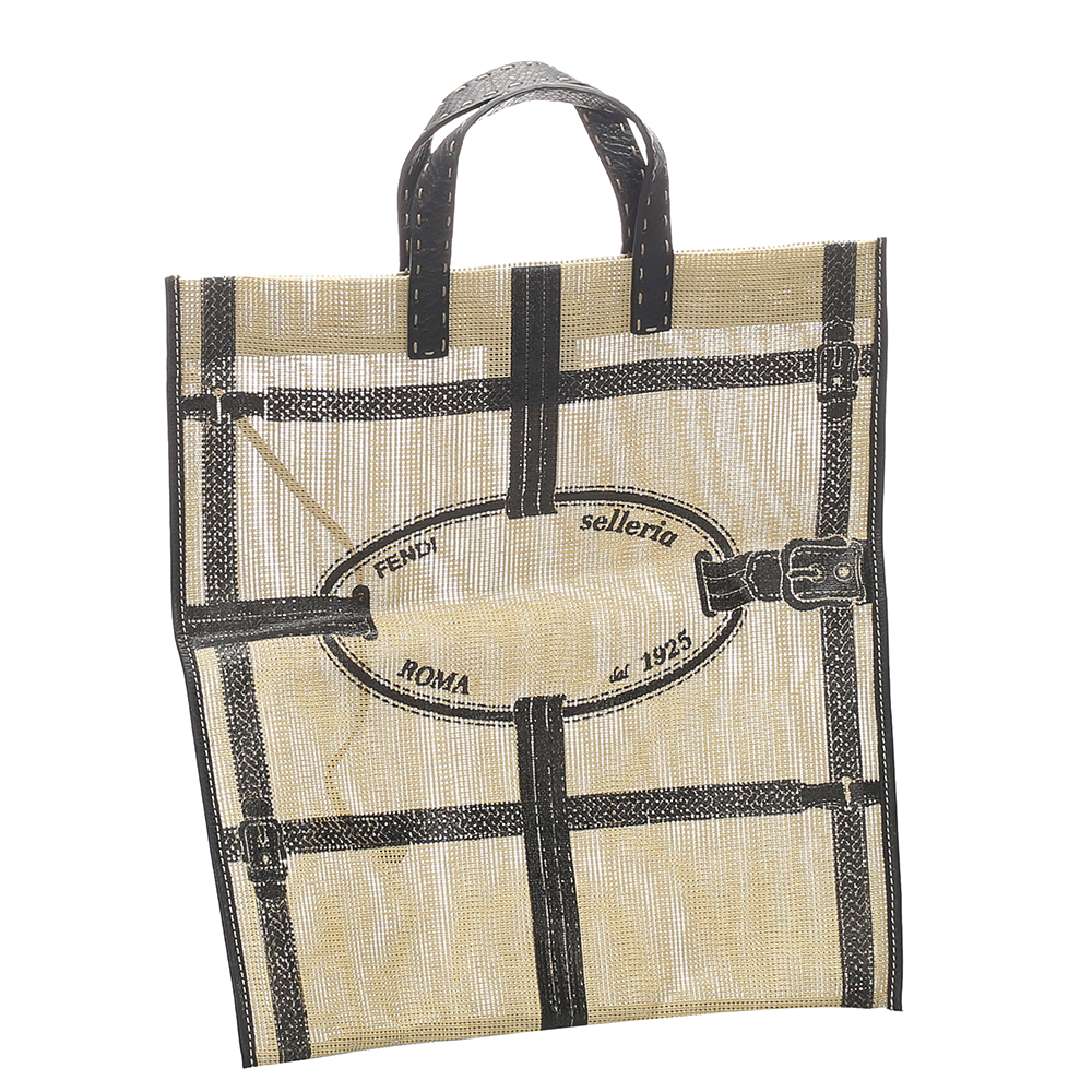 

Fendi Brown/Beige Canvas Tote Bag