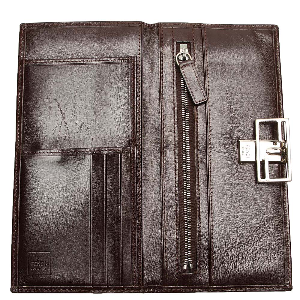 

Fendi Brown/Light Brown Zucca Canvas Wallet