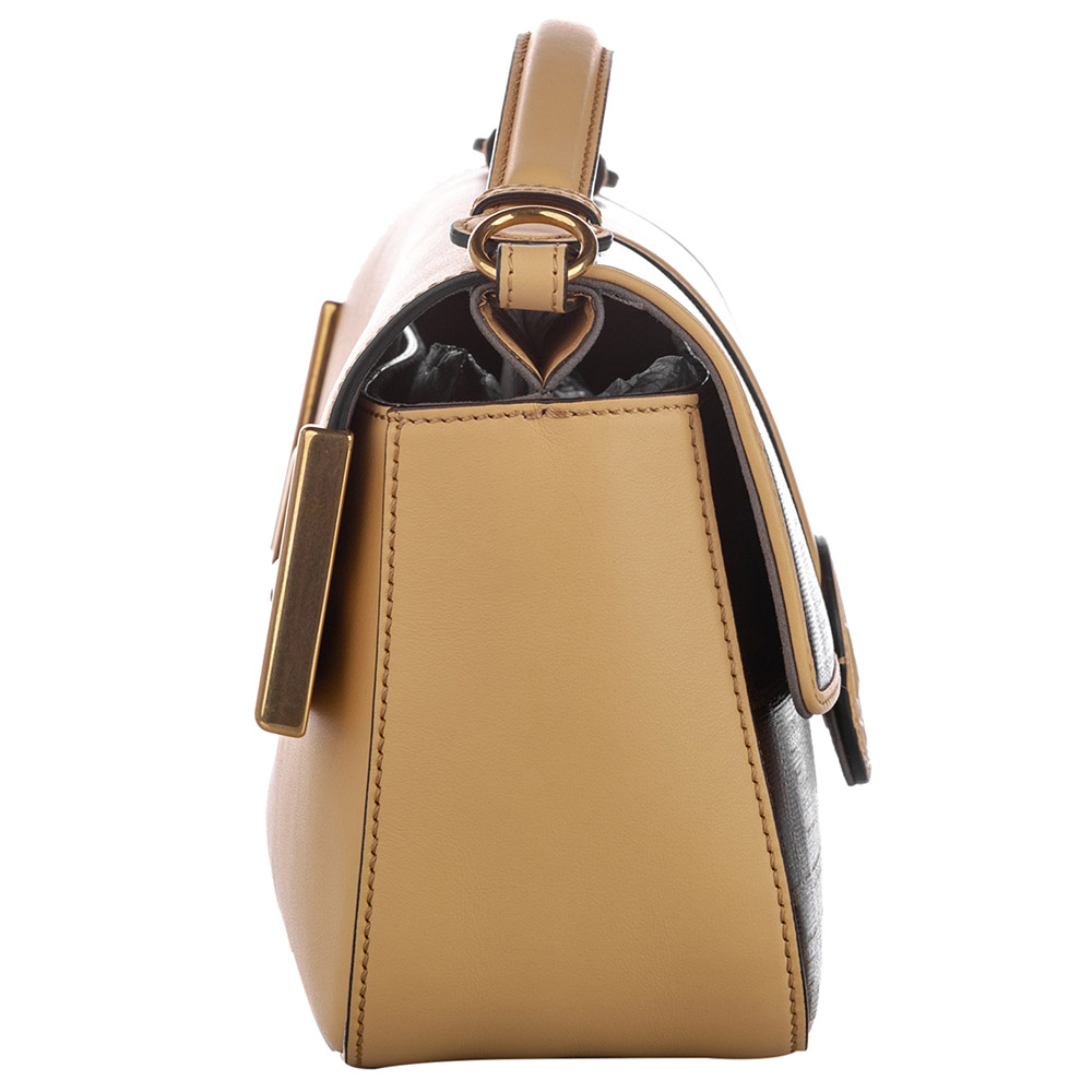 

Fendi Brown/Beige Coated Canvas Zucca Double F Satchel Bag