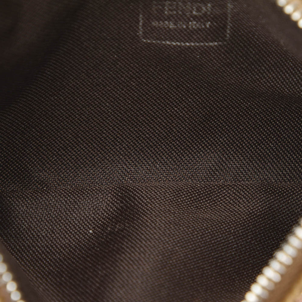 

Fendi Brown Corduroy Coin Pouch