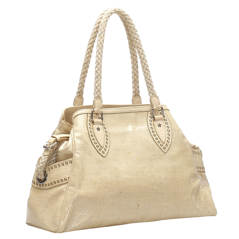 

Fendi Beige Etniko Bag
