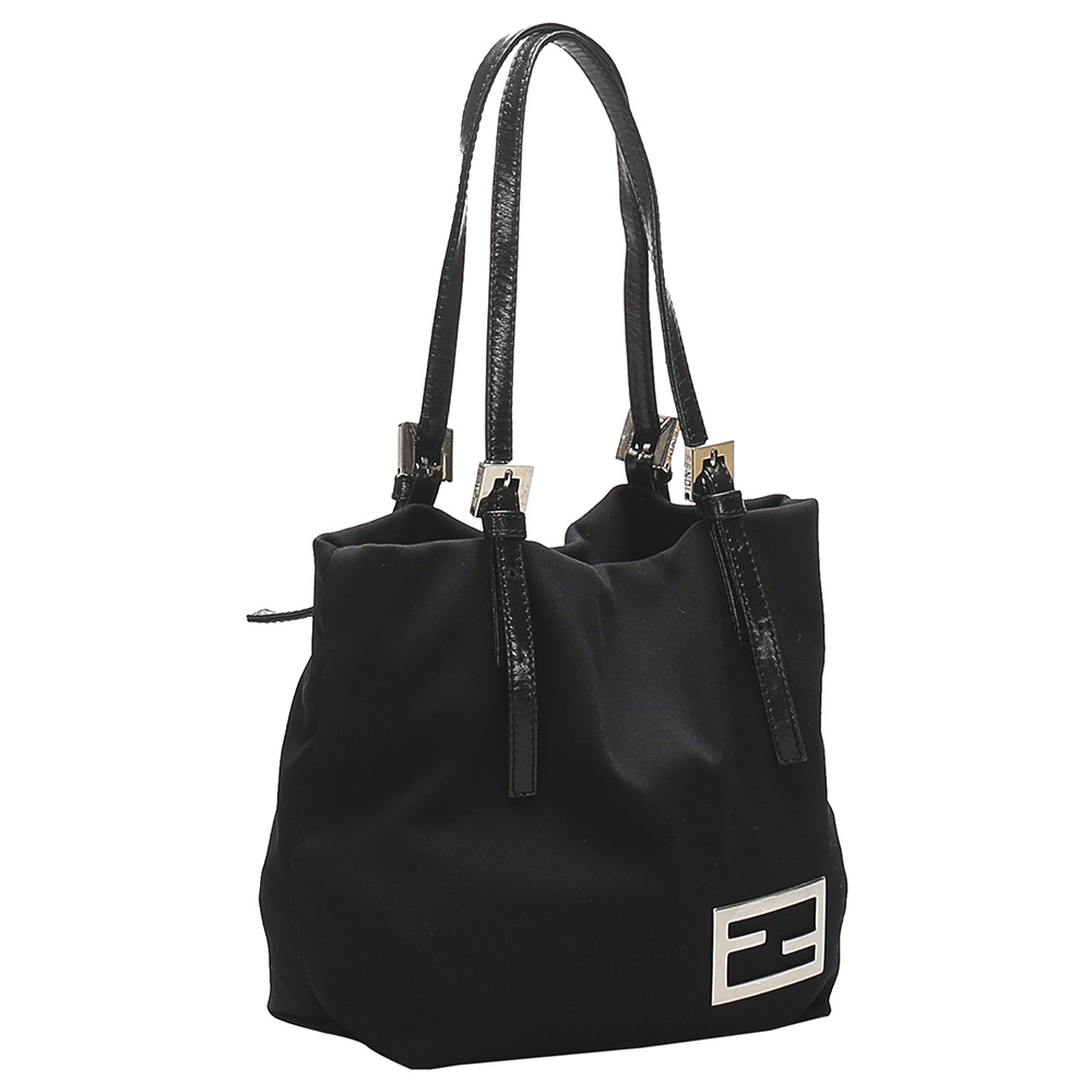 

Fendi Black Nylon Tote Bag
