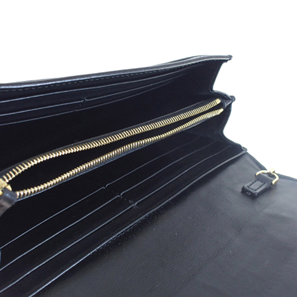 

Fendi Black Leather By The Way Wallet On Chain