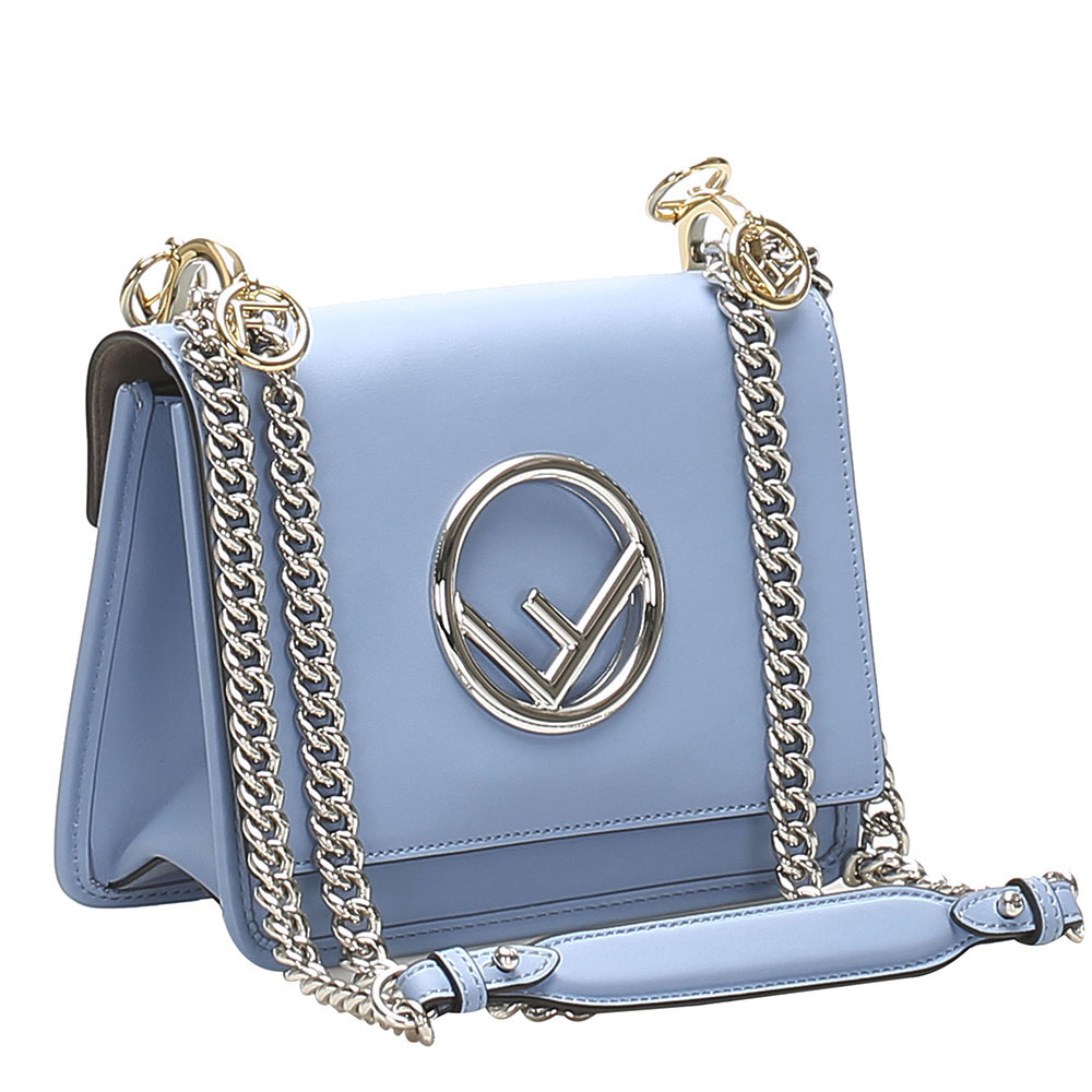 

Fendi Blue Leather Kan I Crossbody Bag