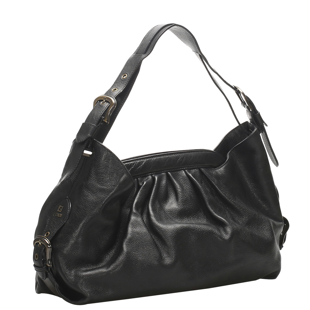 

Fendi Black Leather Doctor B Bag