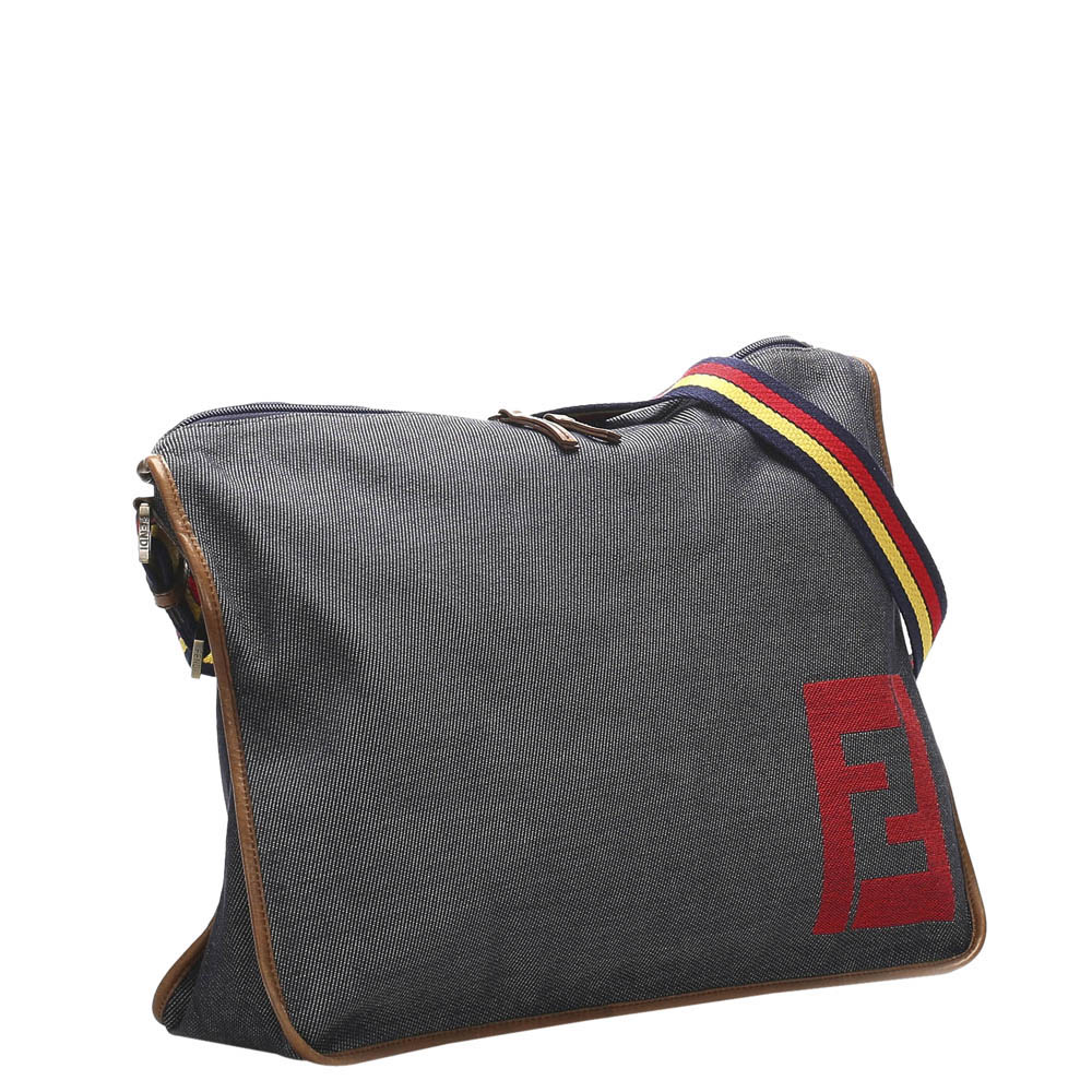 

Fendi Blue/Dark Blue Denim Shoulder Bag