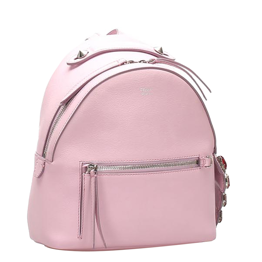 

Fendi Purple Leather By The Way Leather Backpack