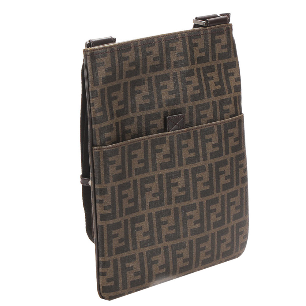 

Fendi Brown Zucca Canvas Crossbody Bag