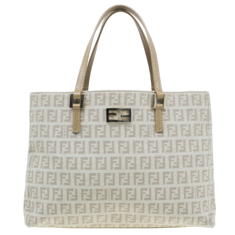 Pre Owned حقيبة فندي زوكينو بيج صغيرة