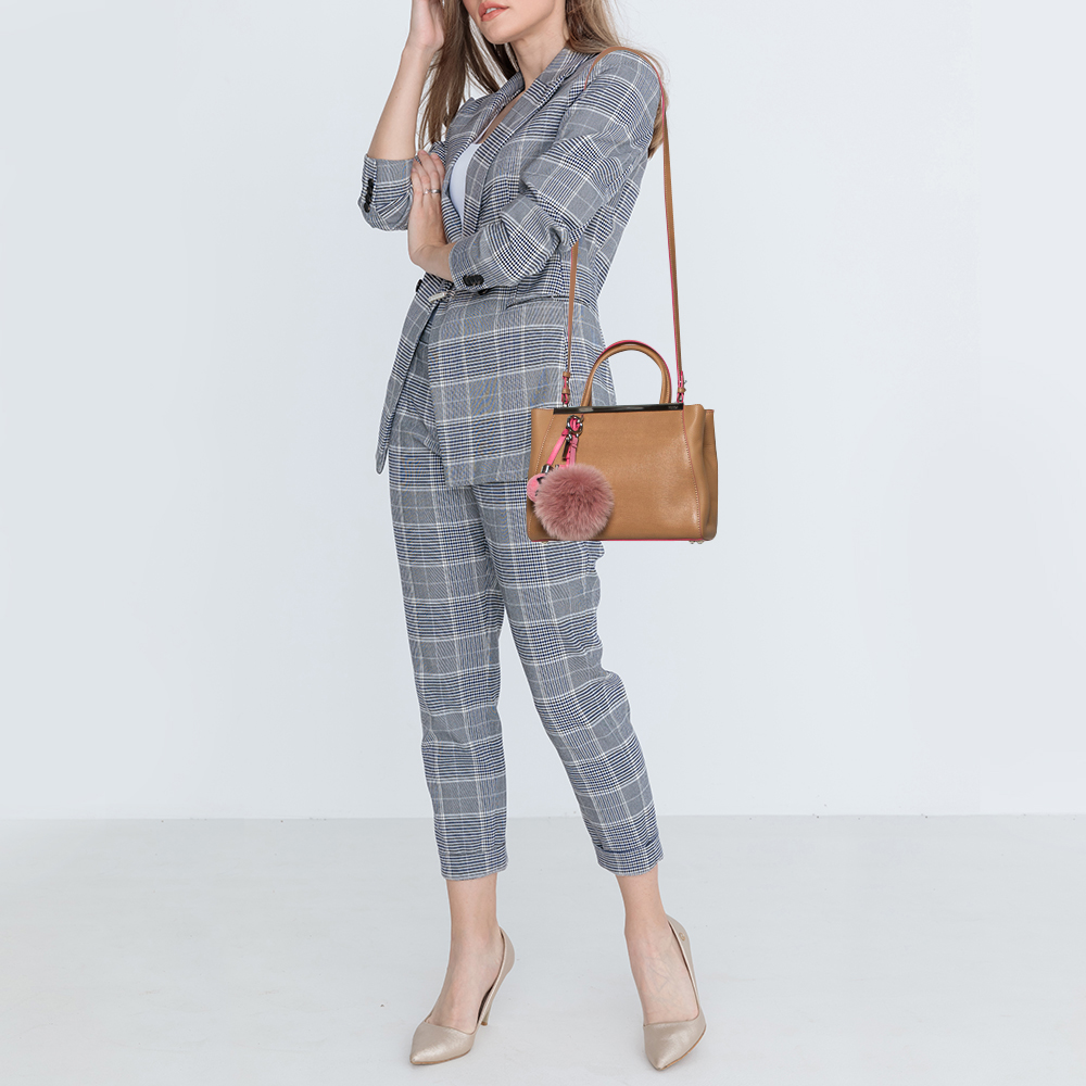 

Fendi Beige Leather Mini 2Jours Tote