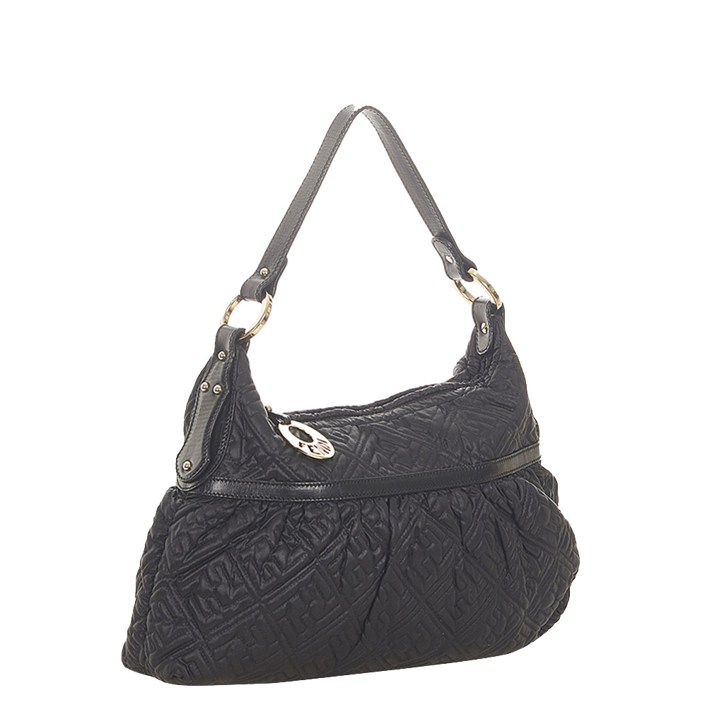 

Fendi Black Calf Leather Shoulder Bag