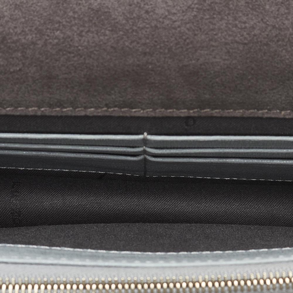 

Fendi Blue/ Light Blue Hypnoteyes Leather Wallet on Chain Bag