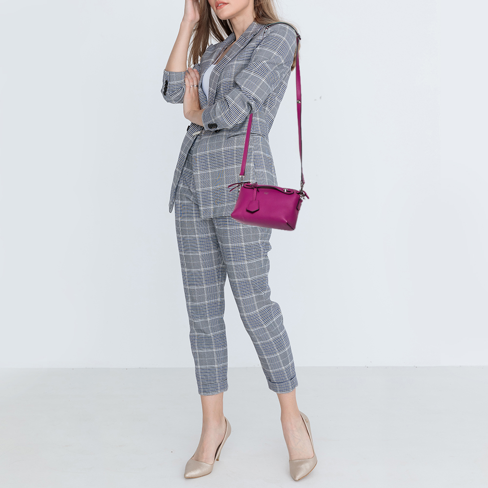 

Fendi Fuchsia Leather Mini By The Way Crossbody Bag, Pink