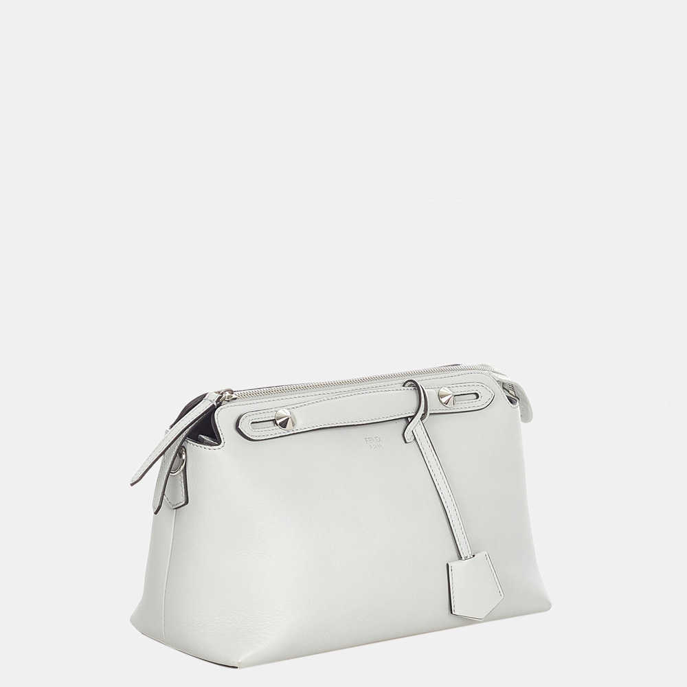 

Fendi Grey By The Way Leather Satchel