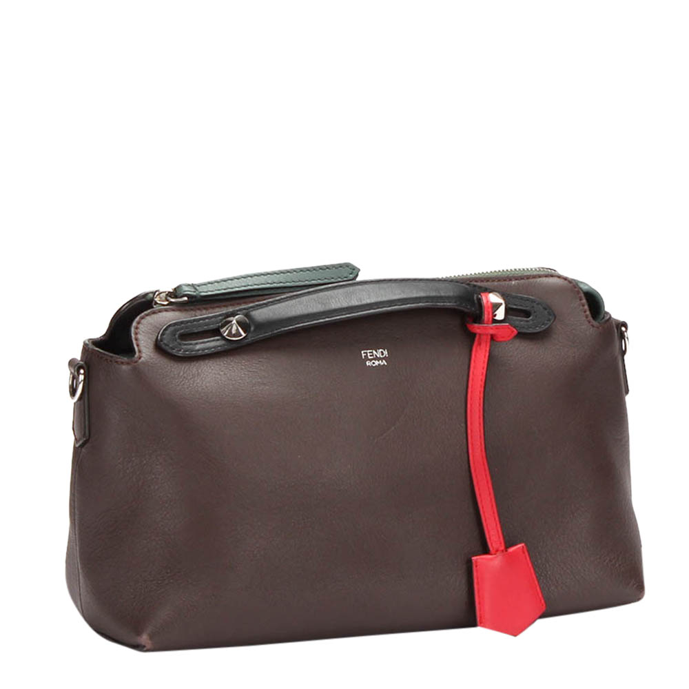 

Fendi Brown Leather  By The Way Shoulder Bag