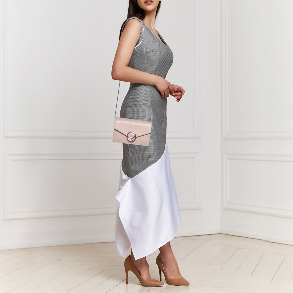 

Fendi Pink Leather F is Fendi Wallet On Chain