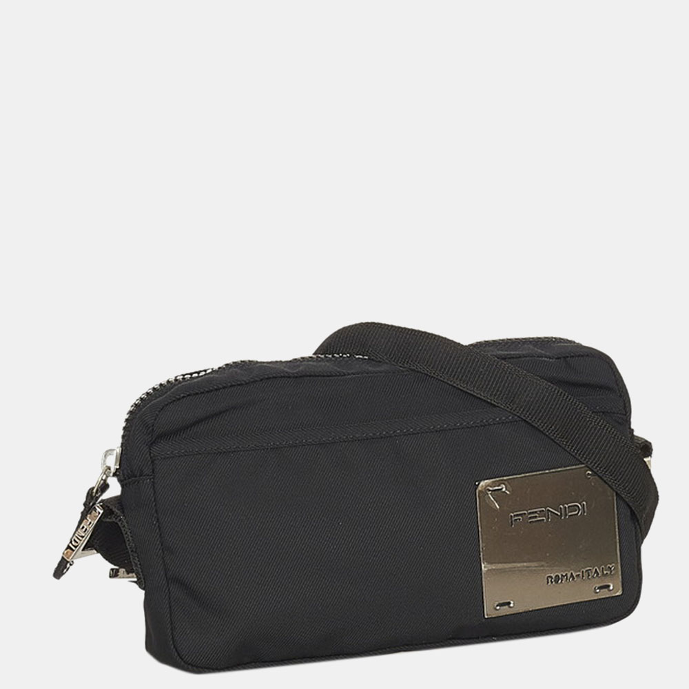 

Fendi Black Nylon Fabric Shoulder Bag