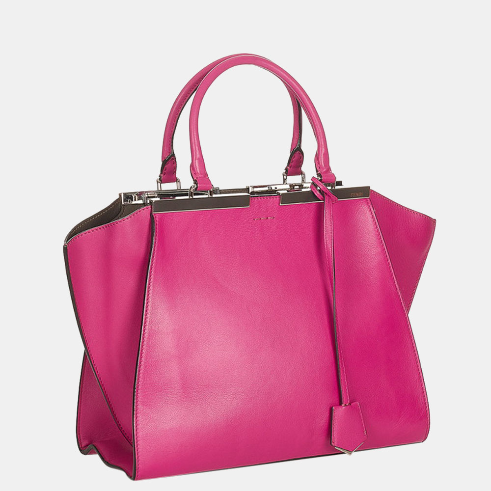 

Fendi Pink Leather 3Jours Tote Bag