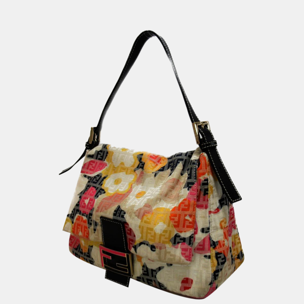 

Fendi Multicolor Canvas Zucchino Floral Mamma Shoulder Bag