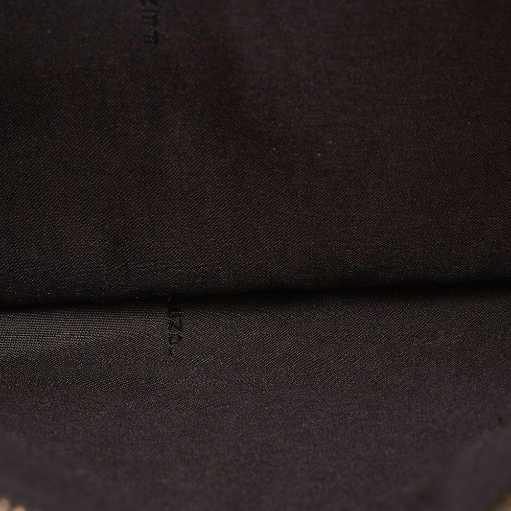 

Fendi Black Monster Leather Clutch Bag