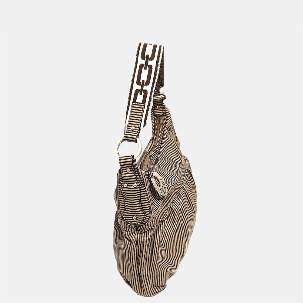 

Fendi Brown Chef Leather Shoulder Bag