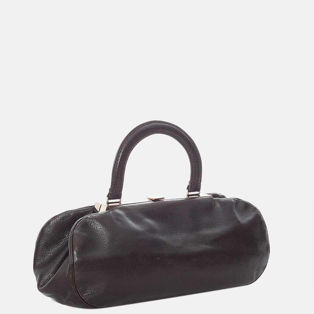 

Fendi Brown Leather Handbag