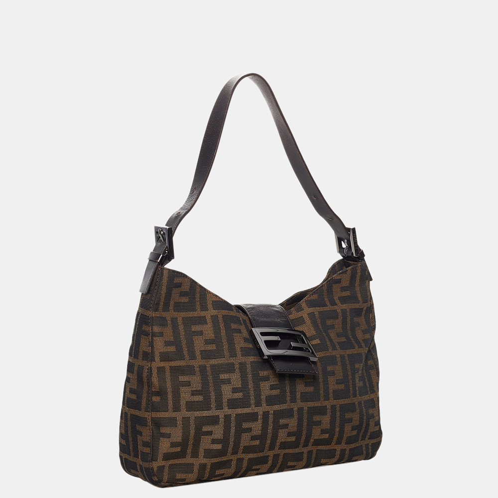 

Fendi Brown Zucca Canvas Shoulder Bag