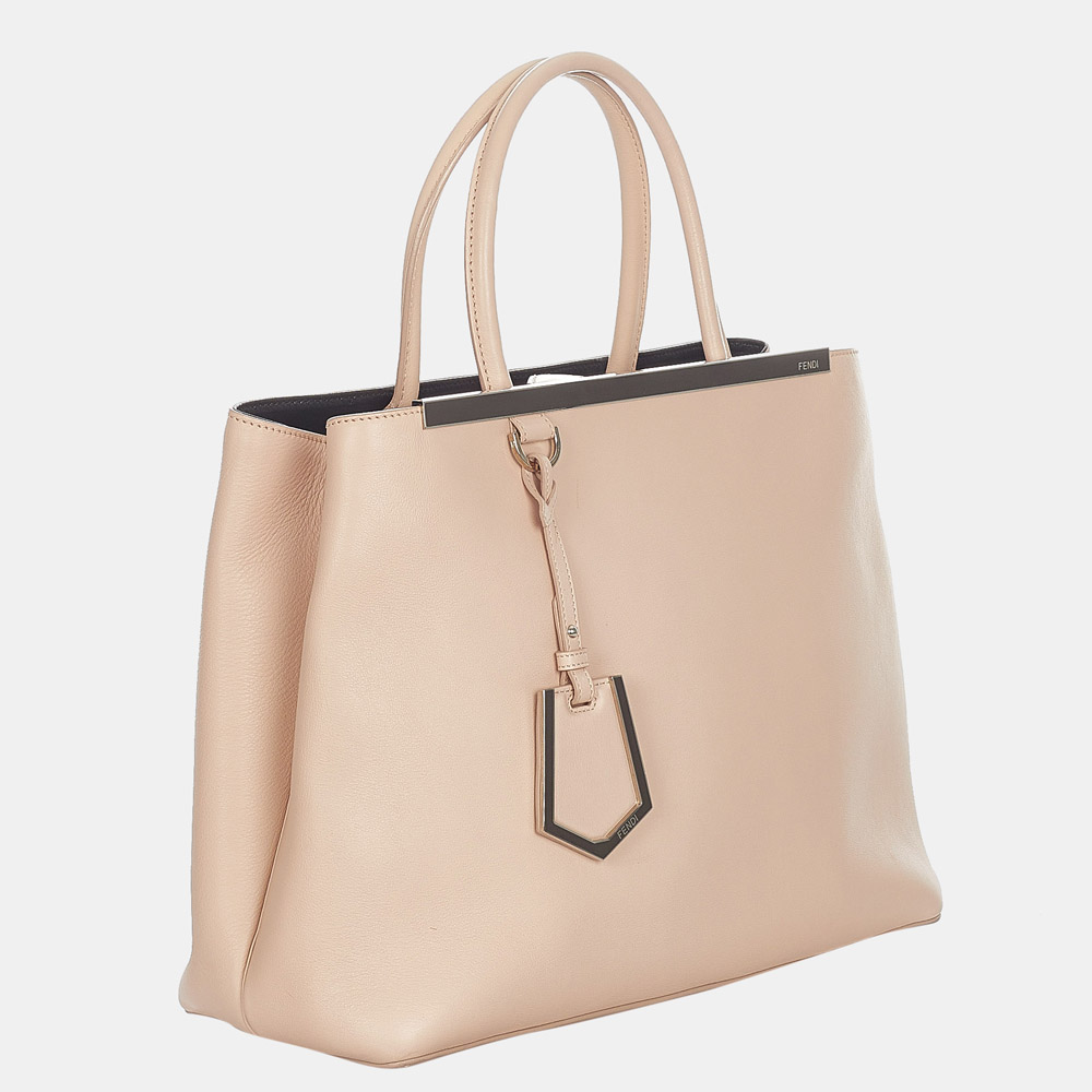 

Fendi Pink 2Jours Leather Handbag