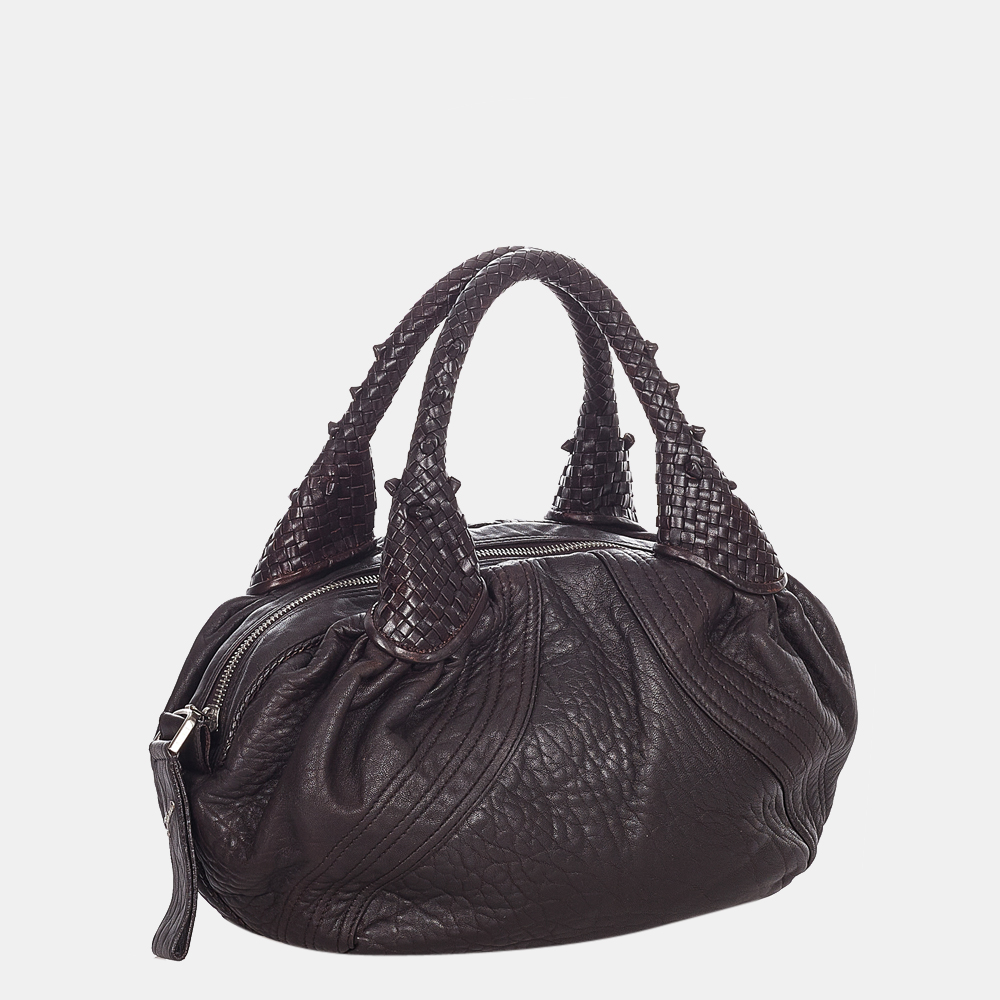 

Fendi Black Spy Leather Handbag