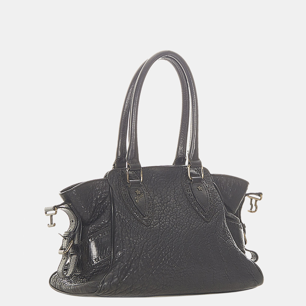 

Fendi Black Etniko Leather Handbag