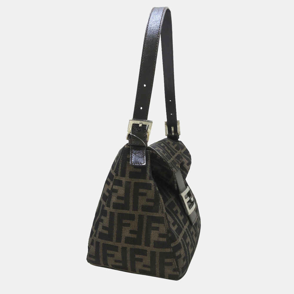 

Fendi Brown Zucca Canvas Shoulder Bag