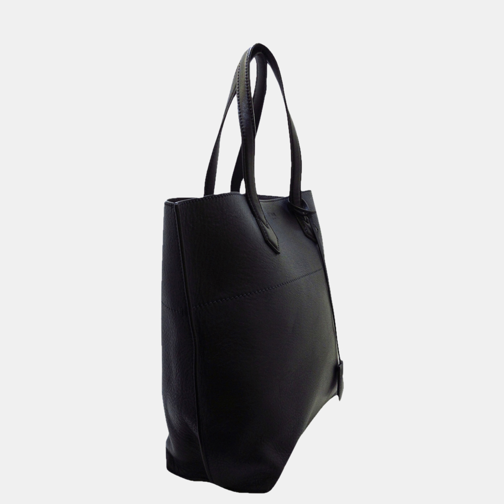

Fendi Black All Shopper Leather Tote Bag