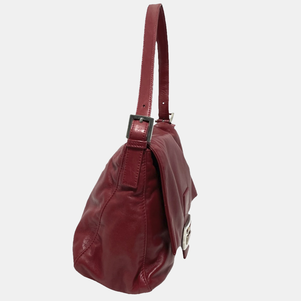 

Fendi Red Mamma Forever Leather Shoulder Bag