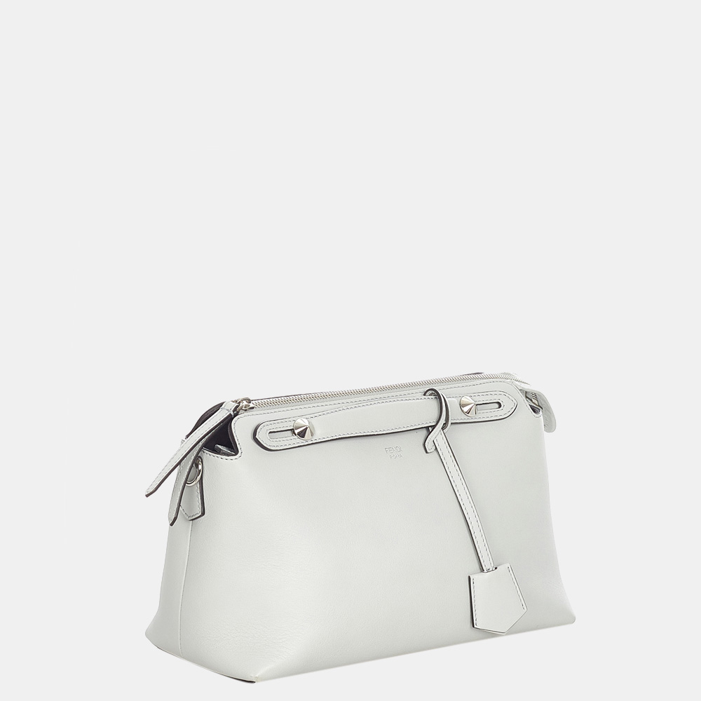 

Fendi Grey By The Way Leather Satchel