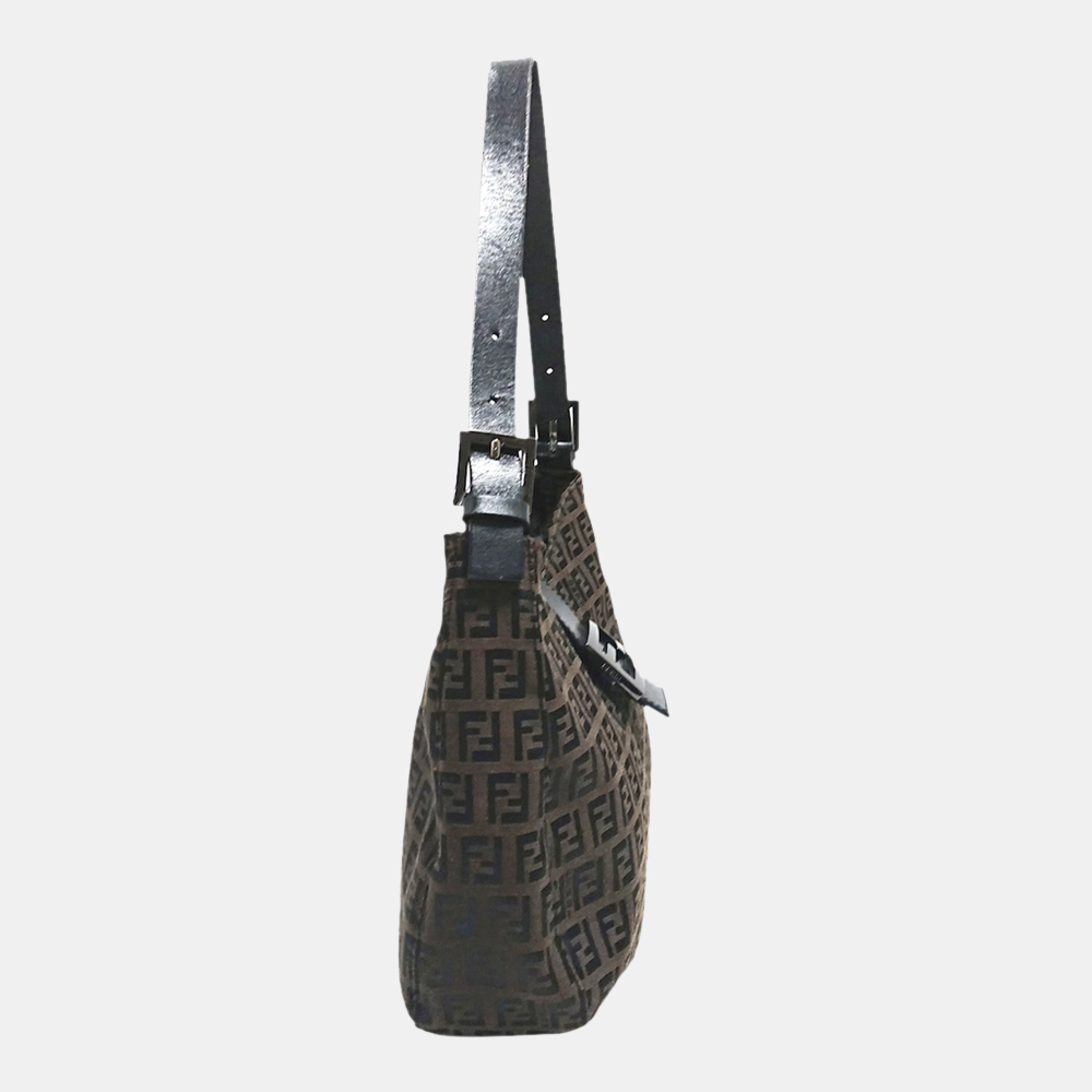 

Fendi Black/Brown Zucchino Canvas Shoulder Bag