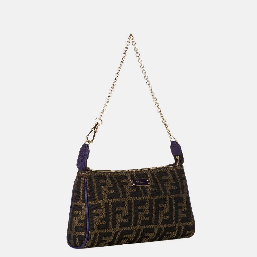 

Fendi Brown Zucca Canvas Crossbody Bag