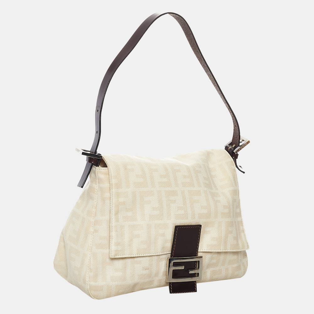 

Fendi Black/White Zucca Canvas Mamma Forever