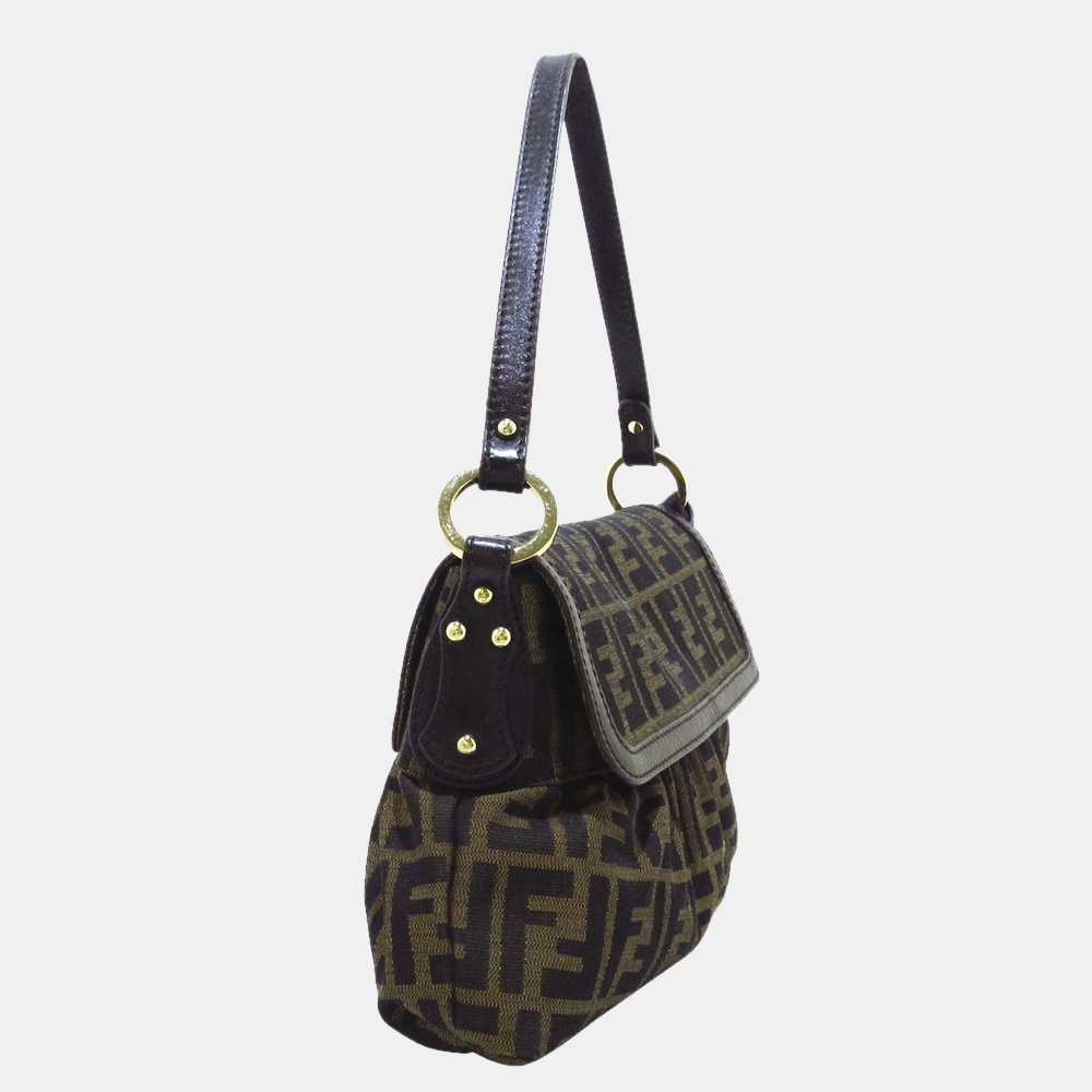 

Fendi Brown Zucca Canvas Chef Baguette