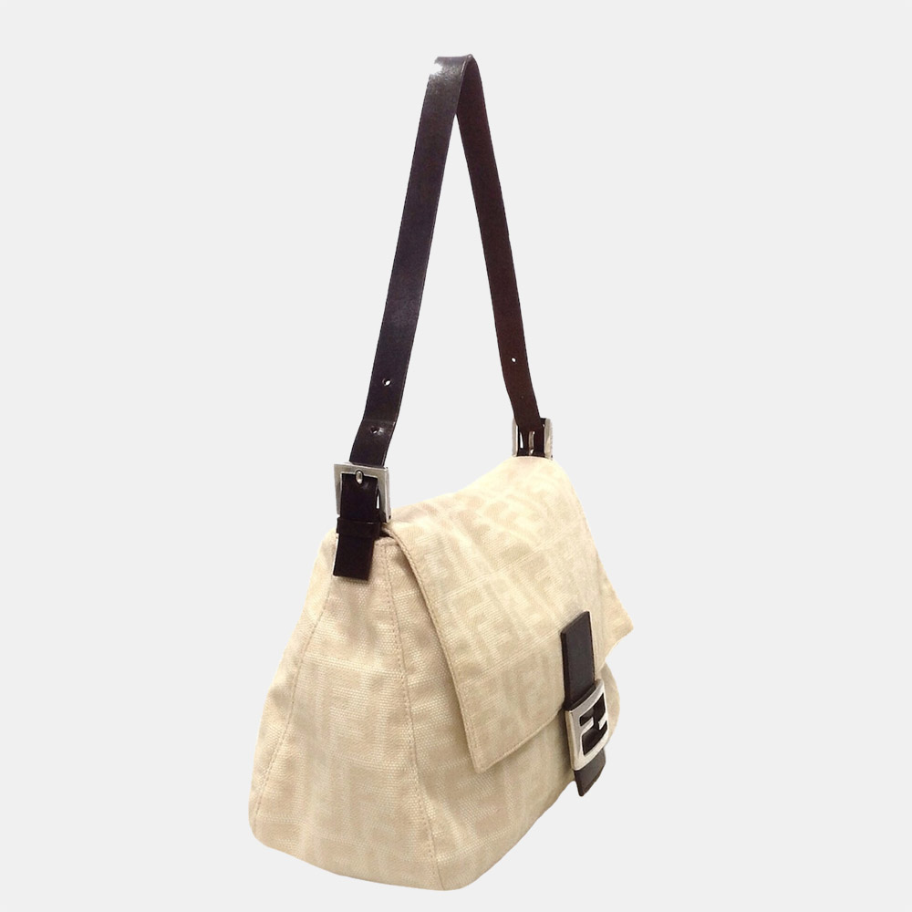 

Fendi Beige/Brown Zucca Canvas Mamma Forever