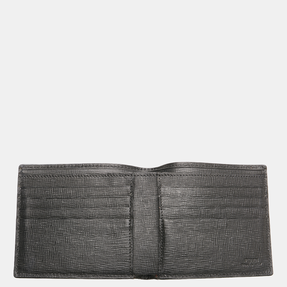 

Fendi Black/Multi Color Monster Leather Bifold Wallet