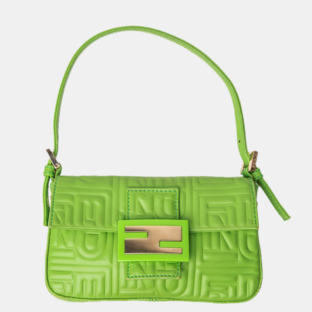 

Fendi Baguette Bag, Green