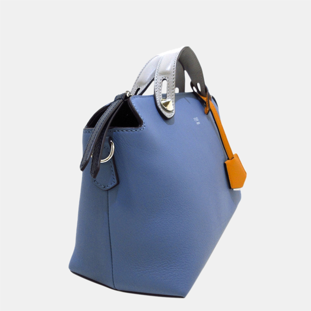 

Fendi Blue/Multi Color By The Way Leather Satchel