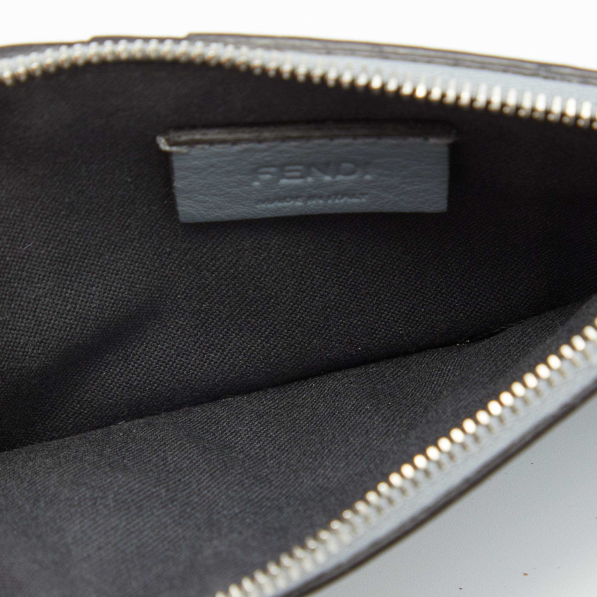 

Fendi Light Blue Leather Monster Card Holder